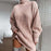 Turtleneck Cozy Dress Pink