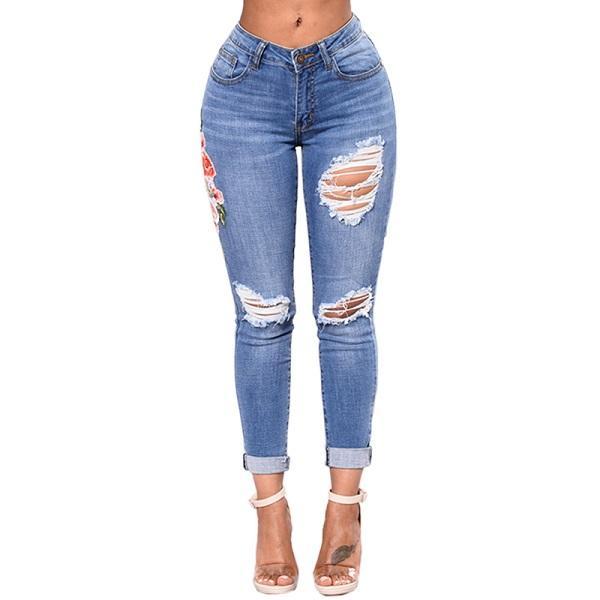 Women Ripped Jeans 9