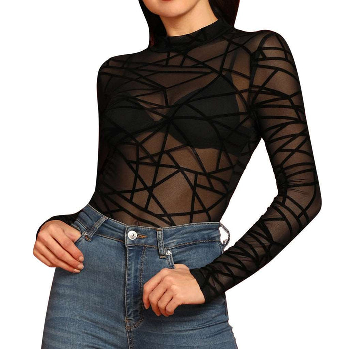 Sexy Mesh Top - Transparent & Long