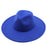 Fedora Wool Hat for women blue size 56-59cm