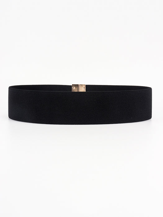 Alloy Buckle Elastic Belt