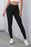 Crisscross Detail Wide Waistband Leggings