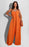 comfy Casual Jumpsuits for women Orange M