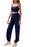 Cropped Cami and Side Split Joggers Set