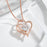 Love Spark Necklace Rose Gold Necklace