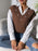 Pearl Trim V-Neck Sweater Vest