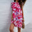 Dress Spring/Summer Elegance Print sleeveless dress red