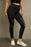 Double Take Wide Waistband Distressed Slim Fit Leggings