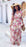 Summer/Spring Elegance Printed Waist Dress for Women