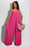 comfy Casual Jumpsuits for women Rose Red L