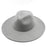 Fedora Wool Hat for women light gray size 56-59cm