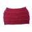 Women's Crochet Beanie Burgundy One Size