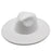 Fedora Wool Hat for women white size 56-59cm