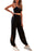 Cropped Cami and Side Split Joggers Set