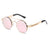 Retro Round Steampunk Sunglasses Women 3