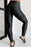 Black V Crossover High Waist Pocketed Leggings