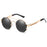 Retro Round Steampunk Sunglasses Women 1