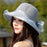 Flower Sun Hat for women Grey M（56-58cm）