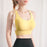 Seamless Push-Up Sports Bra Flax yellow