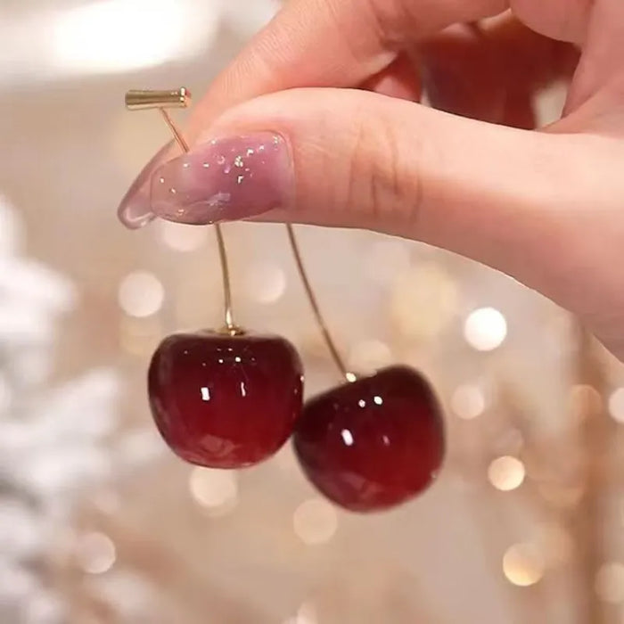 Red Cherry Earrings