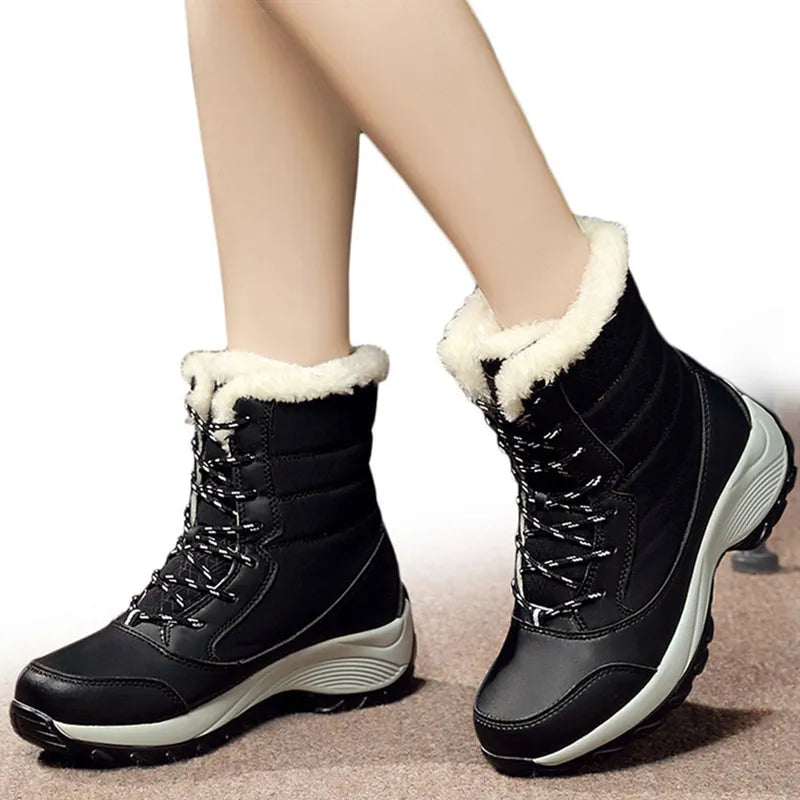 women's heeled winter boots