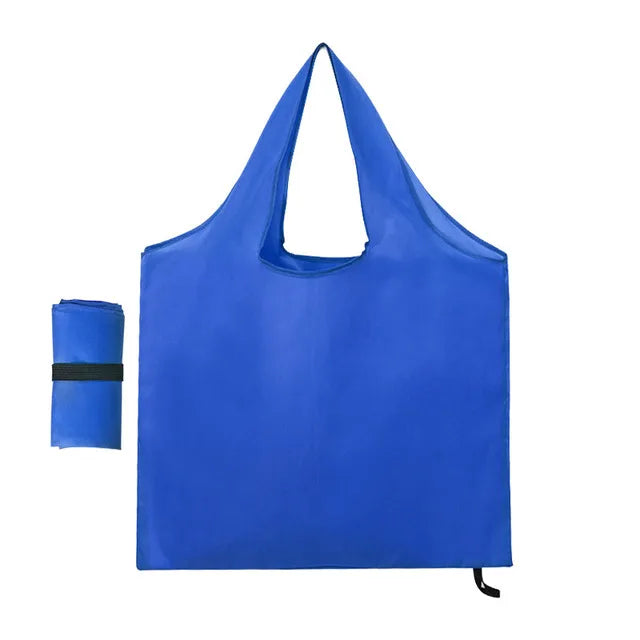 Foldable Reusable Shopping Bag blue-46x66cm