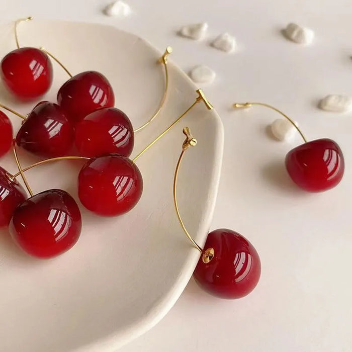 Red Cherry Earrings