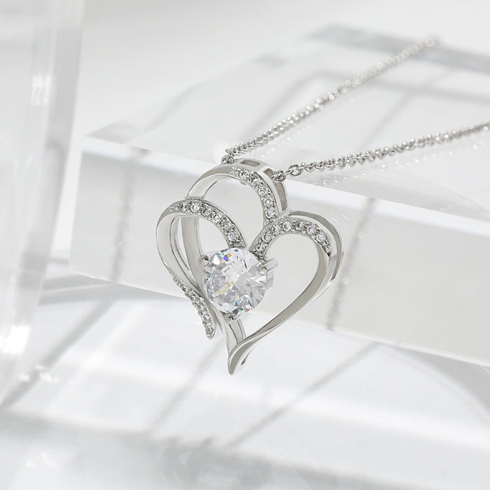 Love Spark Necklace White Gold Necklace