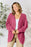 Basic Bae Full Size Ribbed Cocoon Cardigan Pink