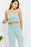 Zenana Full Size Stylish Comfort Smocked Tube Top & Joggers Set