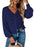 V-Neck Chic Cardi Navy Blue